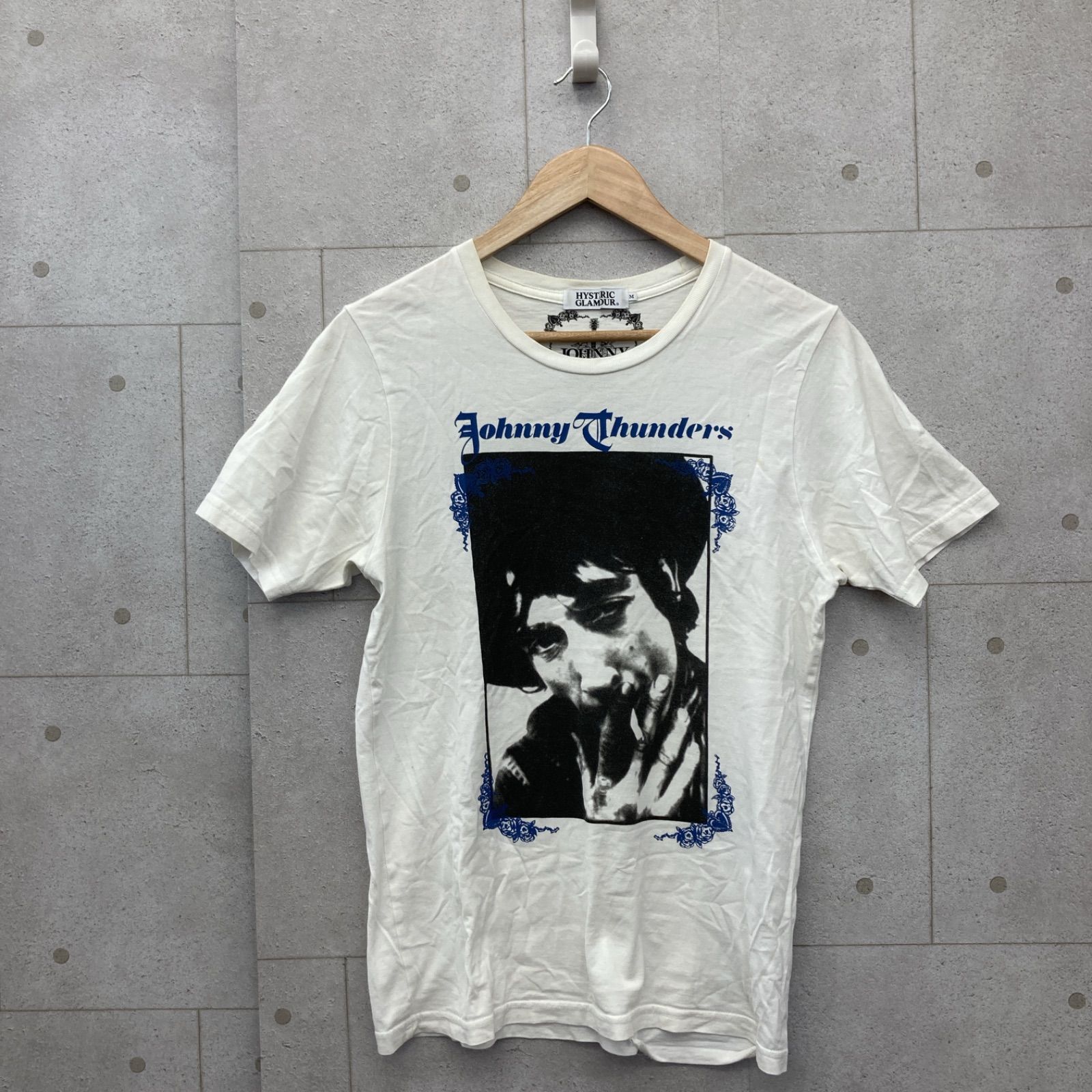 HYSTERIC GLAMOUR Johnny Thunders フォト プリント Tシャツ M G182-18