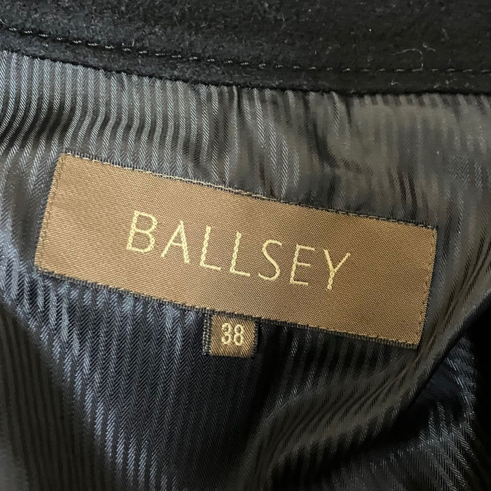 BALLSEY ダブル カシミヤ100% コート ベルト日本製