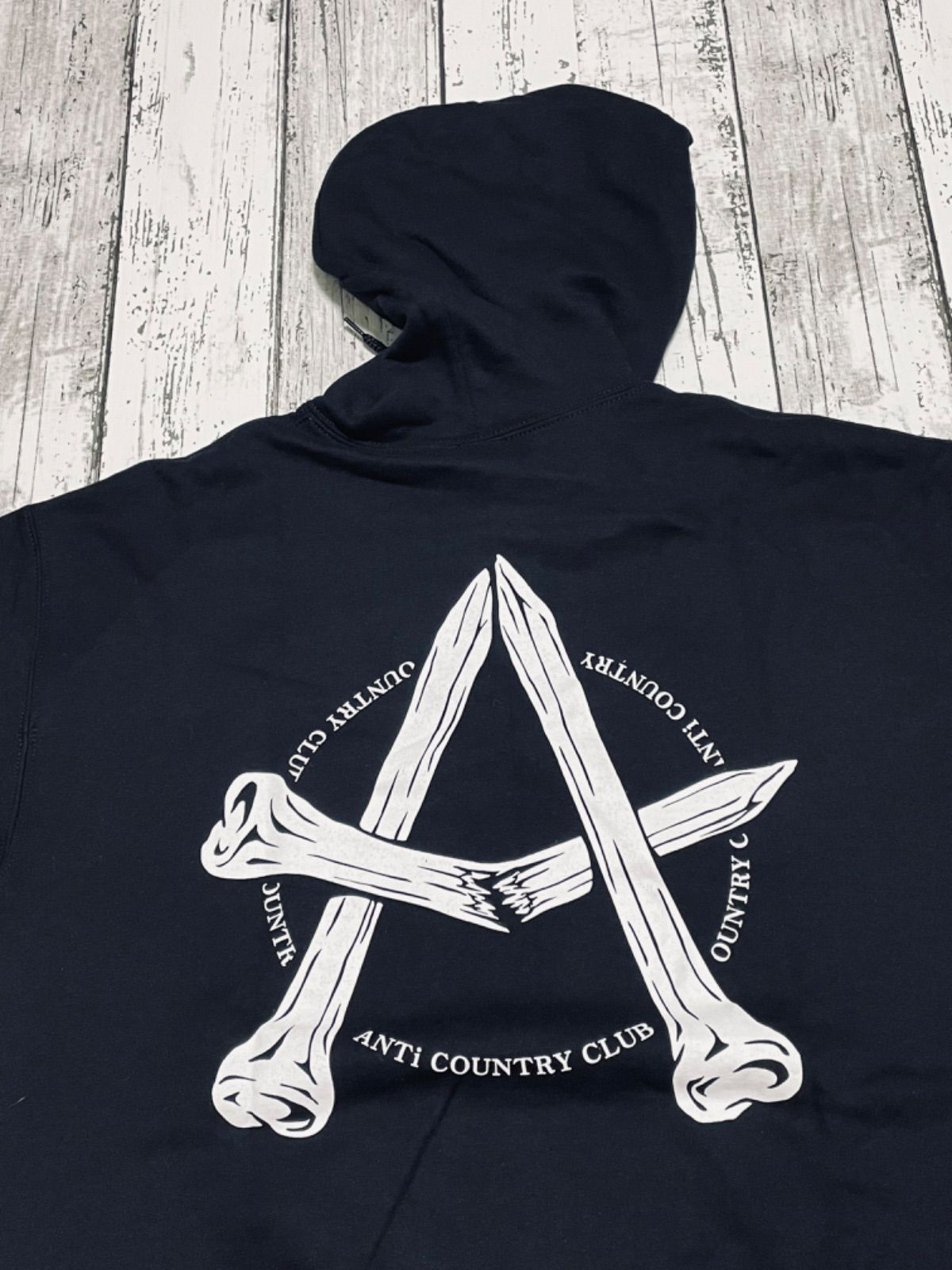 新品未使用 anti country club tokyo -anarchy hoodie- アナーキー 