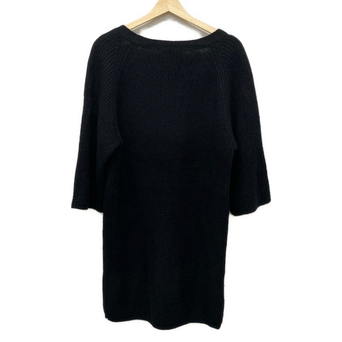 Chloe クロエ 七分袖セーター サイズS レディース - 黒 Vネック