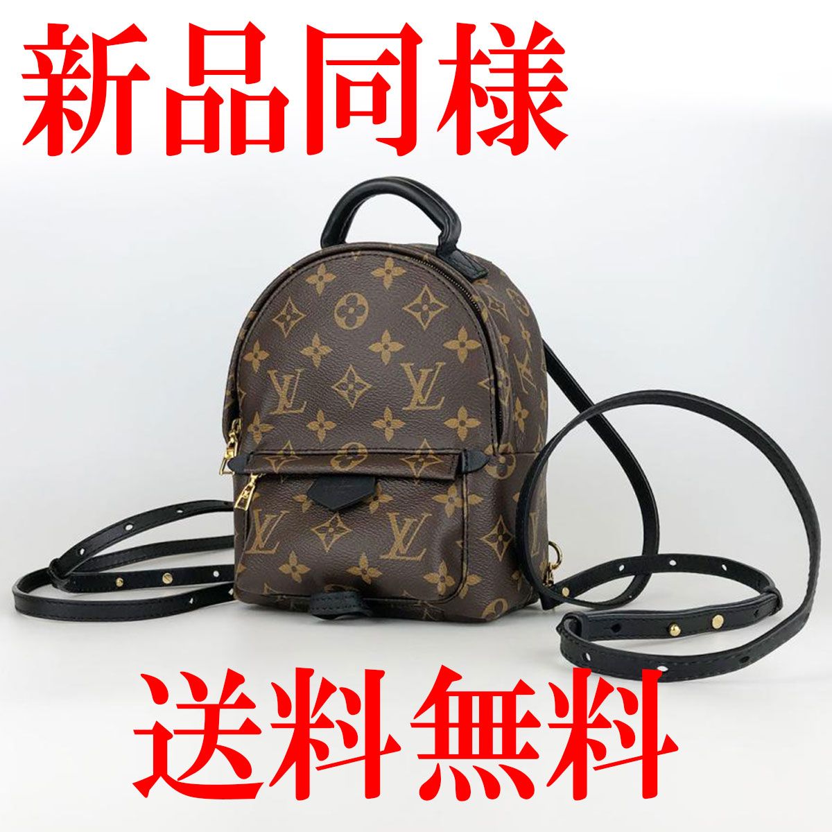 セール 超美品 ほぼ未使用 LOUIS VUITTON ルイ・ヴィトン パームスプリングス ミニ Palm Springs MINI M44873  リュック・デイパック モノグラムキャンバス/レザー ブラウン レディース メンズ ユニセックス - メルカリ