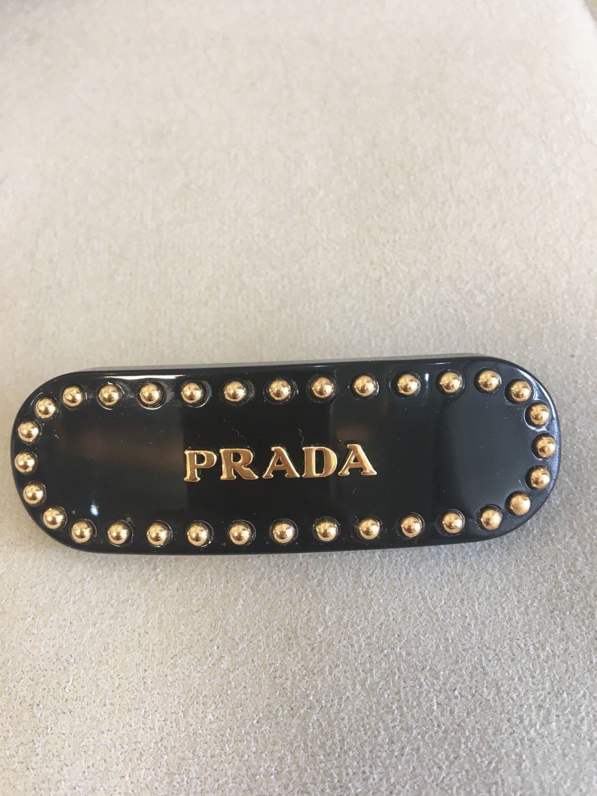 プラダ  未使用【PRADA】正規品ヘアバレッタ