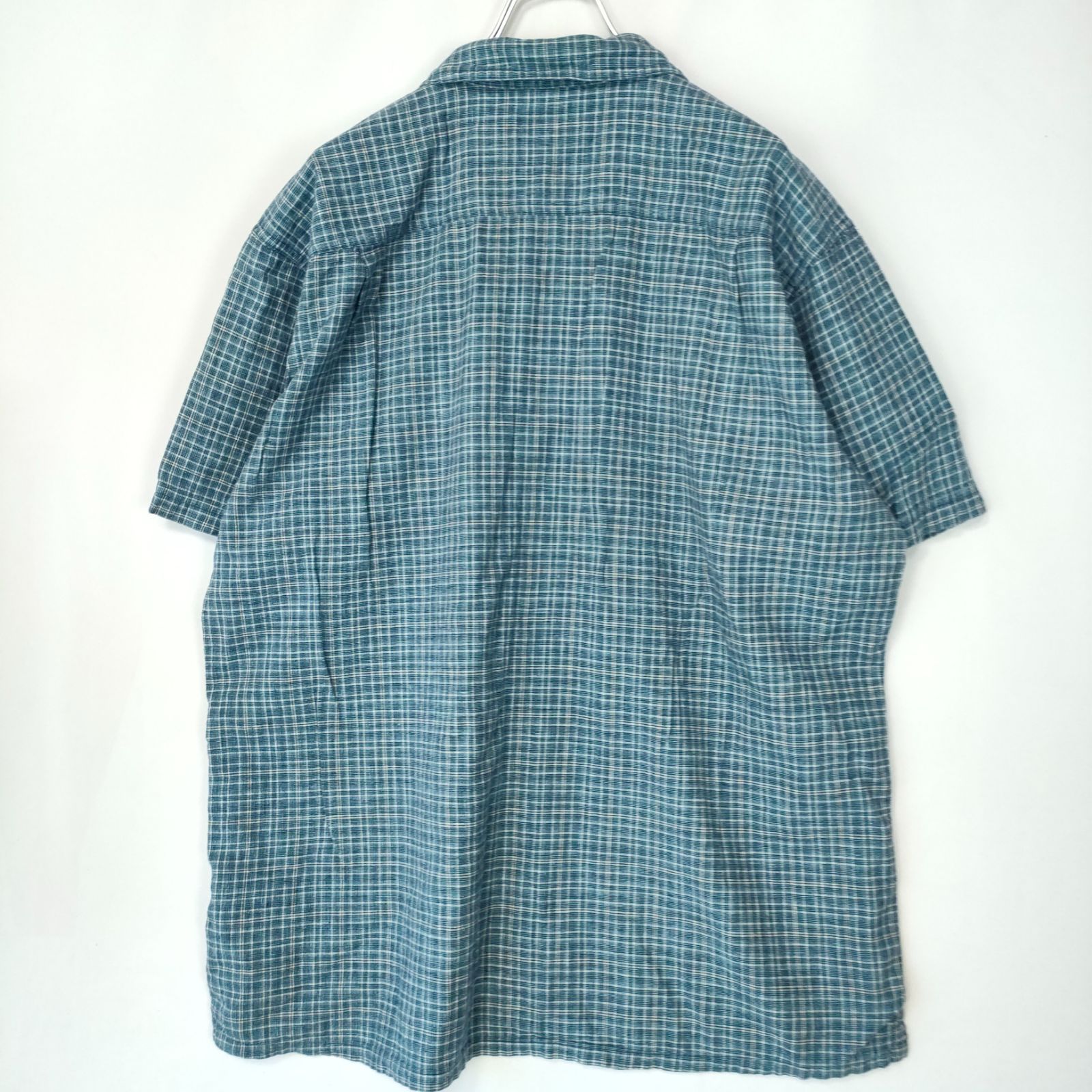 patagonia パタゴニア 半袖シャツ ヘンプ素材 XLサイズ ブルー