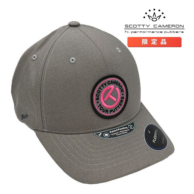 スコッティキャメロン Circle T パッチ スナップバック キャップ