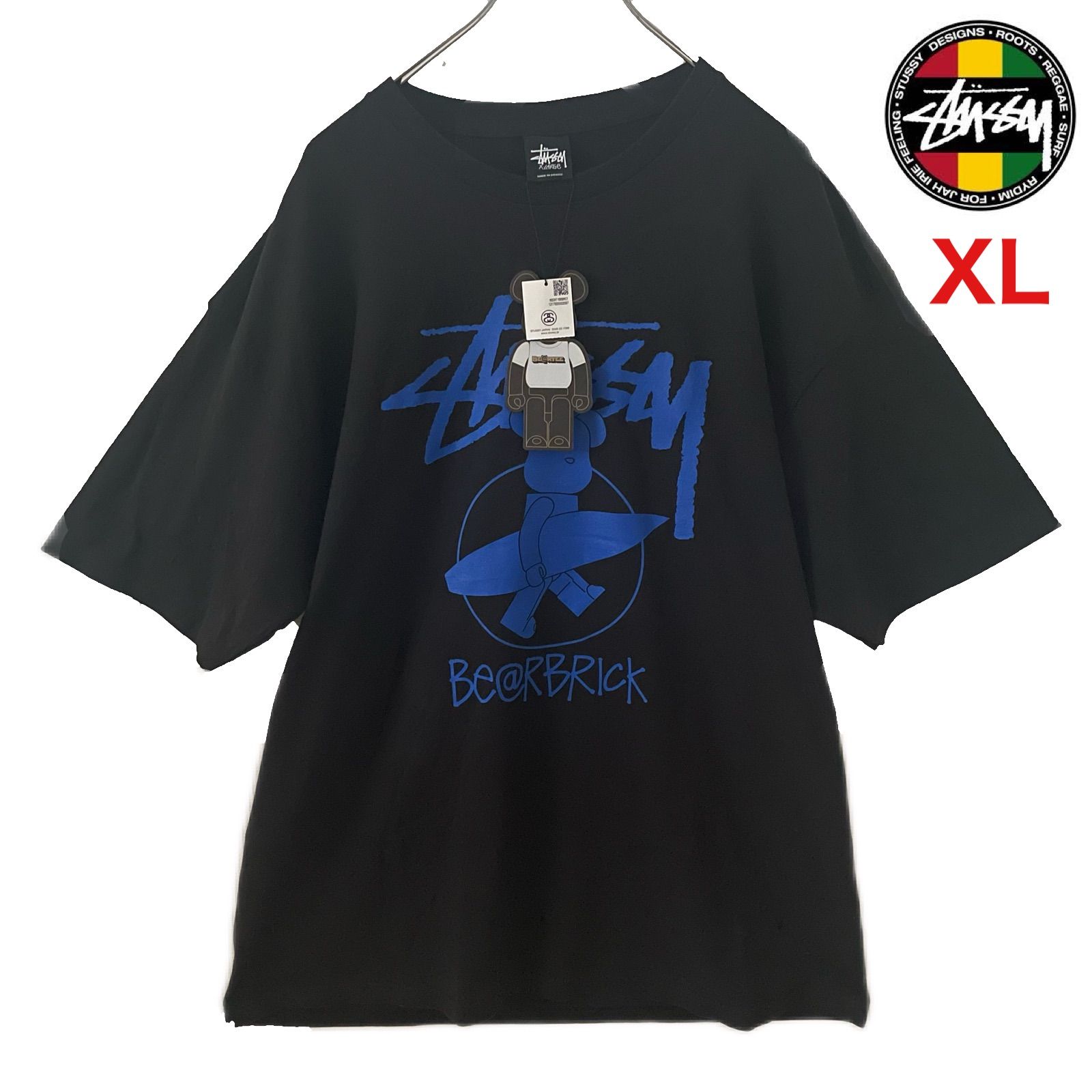 STUSSY × BE@RBRICK ベアサーフマンTEE メキシコ製 - メルカリ