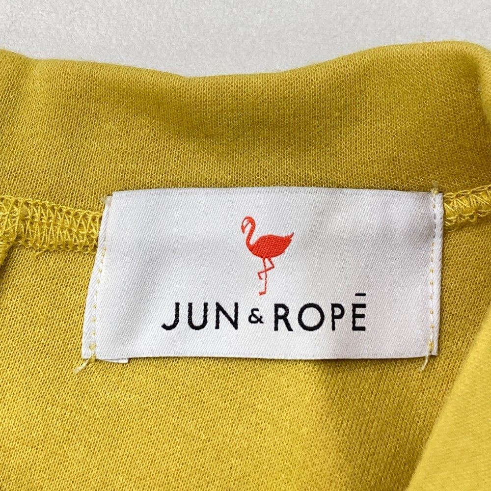 サイズ：M JUN&ROPE ジュン アンド ロペ 長袖Tシャツ イエロー系