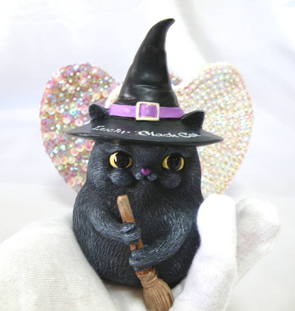 英国輸入品 ネメシスナウ ラッキーブラックキャット フィギュア 並行