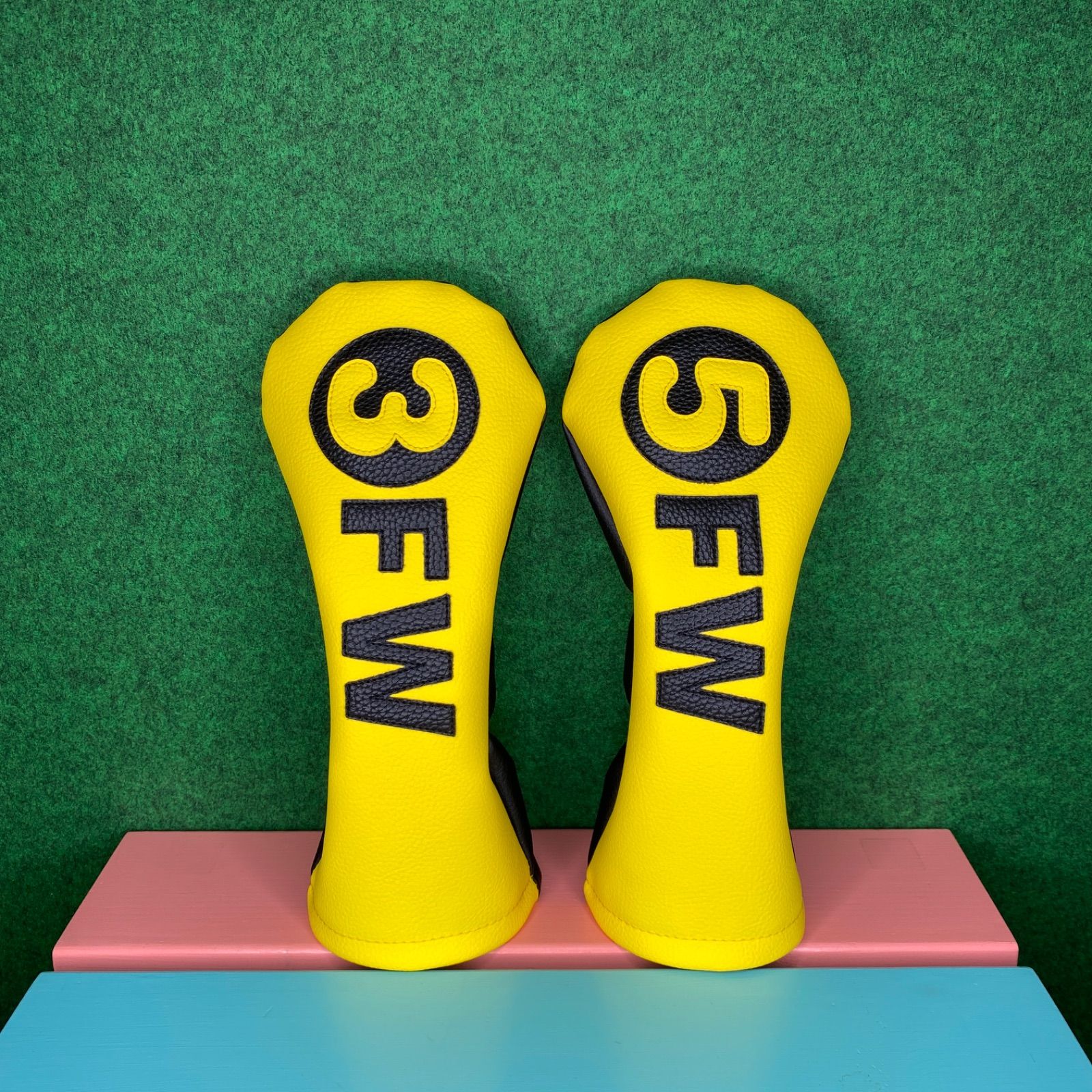 ゴルフクラブ用ヘッドカバー 合皮