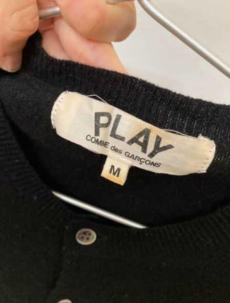 PLAY COMME des GARÇONS 黒ニットセーター M PLAY COMME des GARCONS M