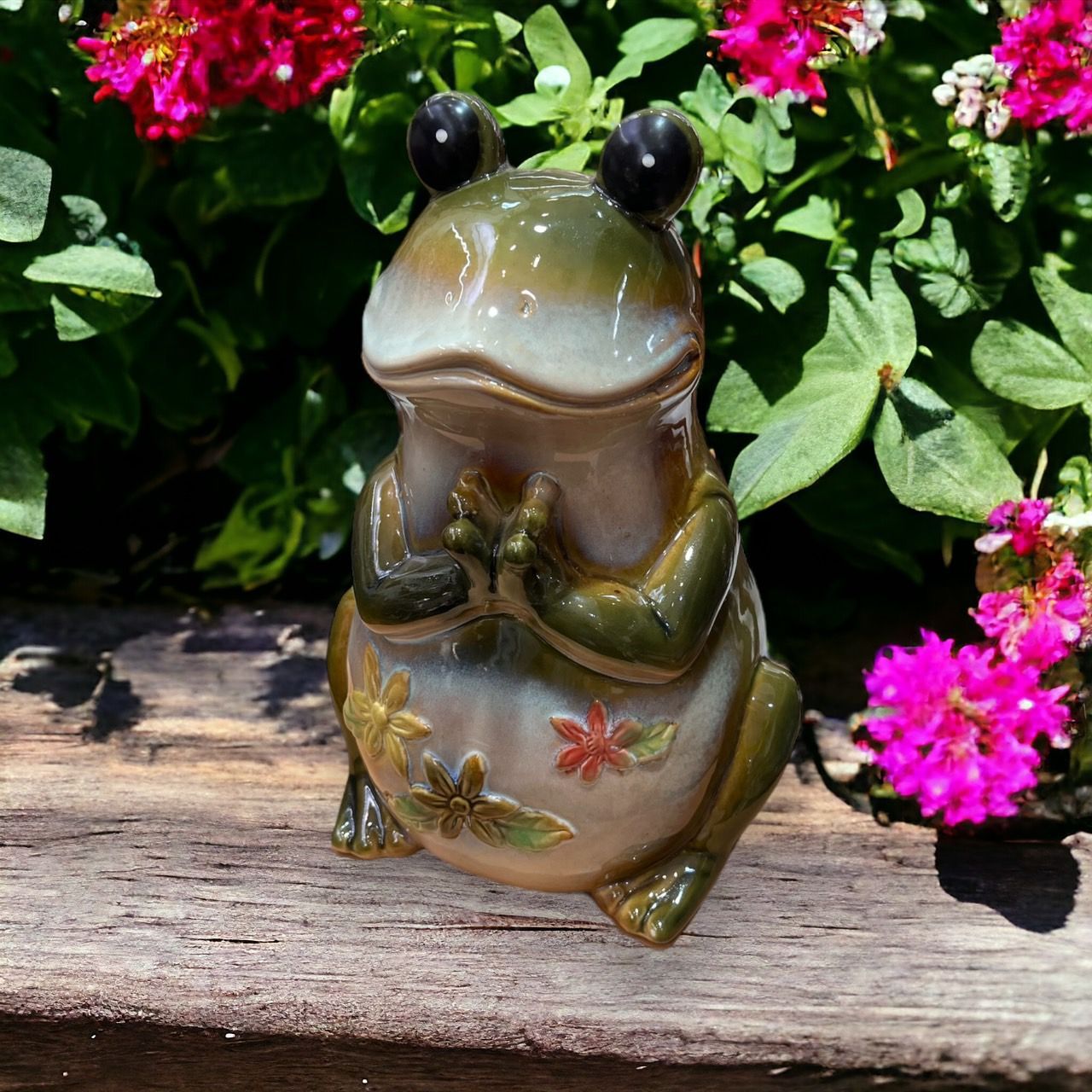 おねがいカエル 大 M18102 高さ25cm かえる アマガエル インテリア おしゃれ かわいい プレゼント ギフト 置き物 縁起物 梅雨