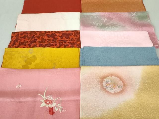 平和屋着物 和装小物 帯揚げ10枚 正絹 DAAV8190by