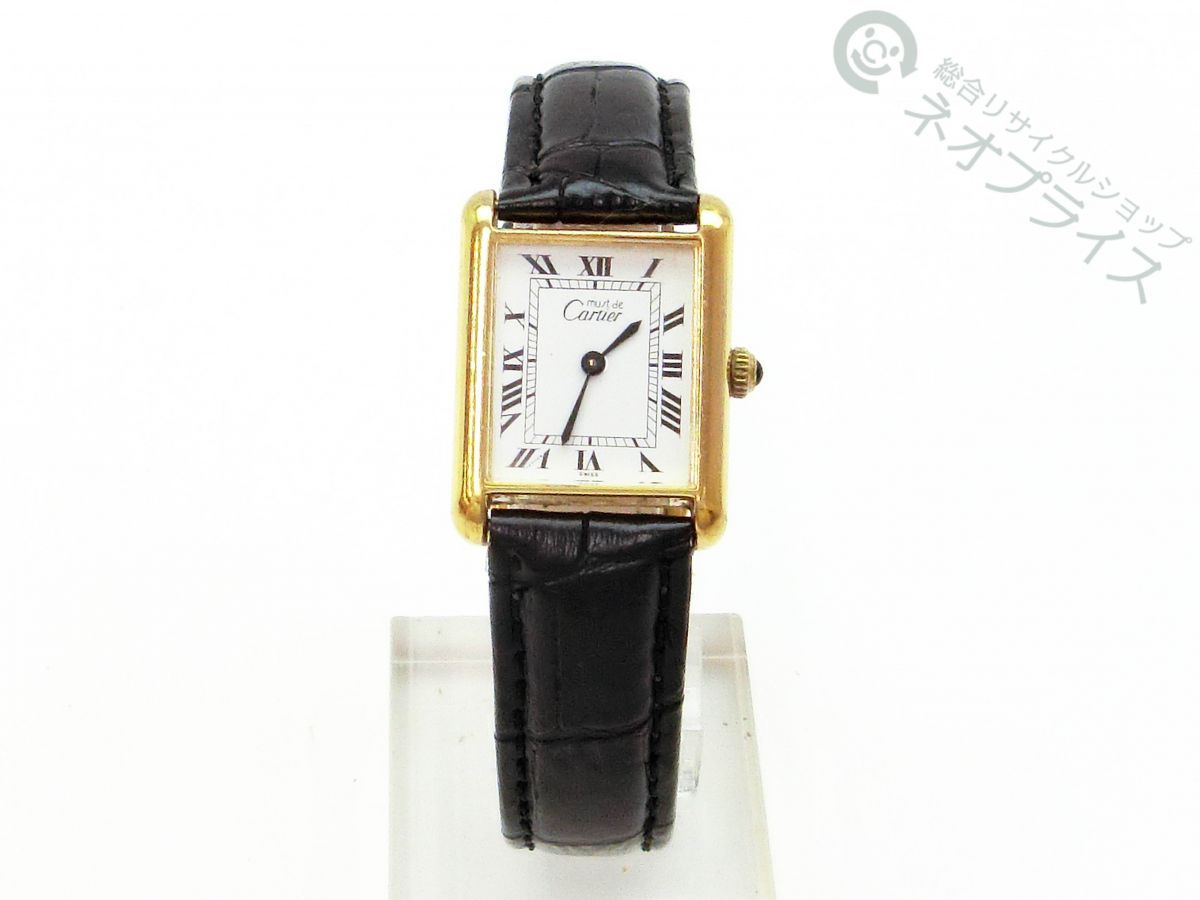 ZZ6111 Cartier カルティエ タンク 手巻 腕時計