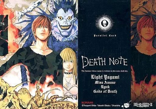 中古】アニメ系トレカ P23[パラレル]：夜神月＆弥海砂＆リューク＆死神