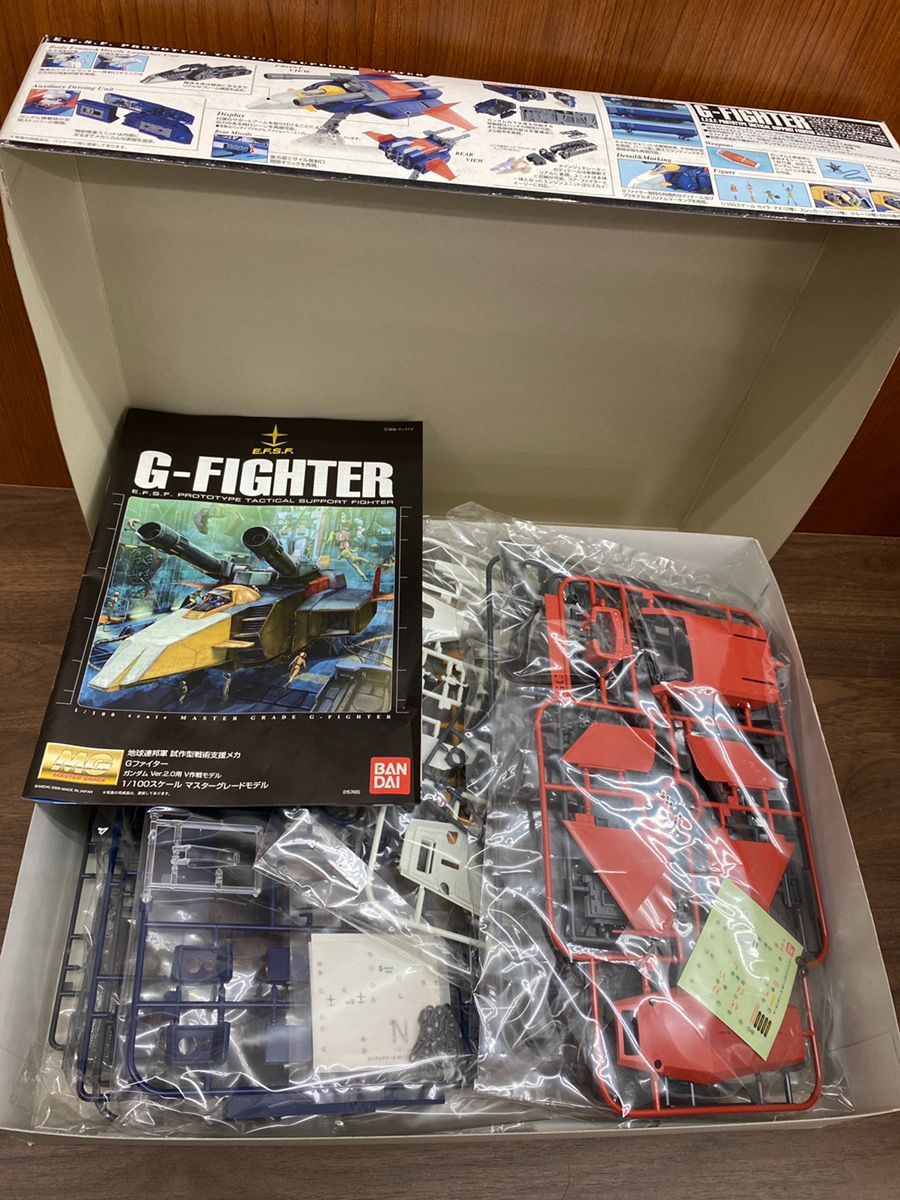未組立品 MG 1/100 Gファイター (ガンダムVer.2.0用 V作戦モデル