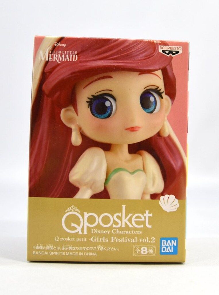 (未使用･未開封品)Q posket Disney Characters petit vol.2 アリエル アリエル・シンデレラ・ポカホンタス！バンプレスト「Q posket