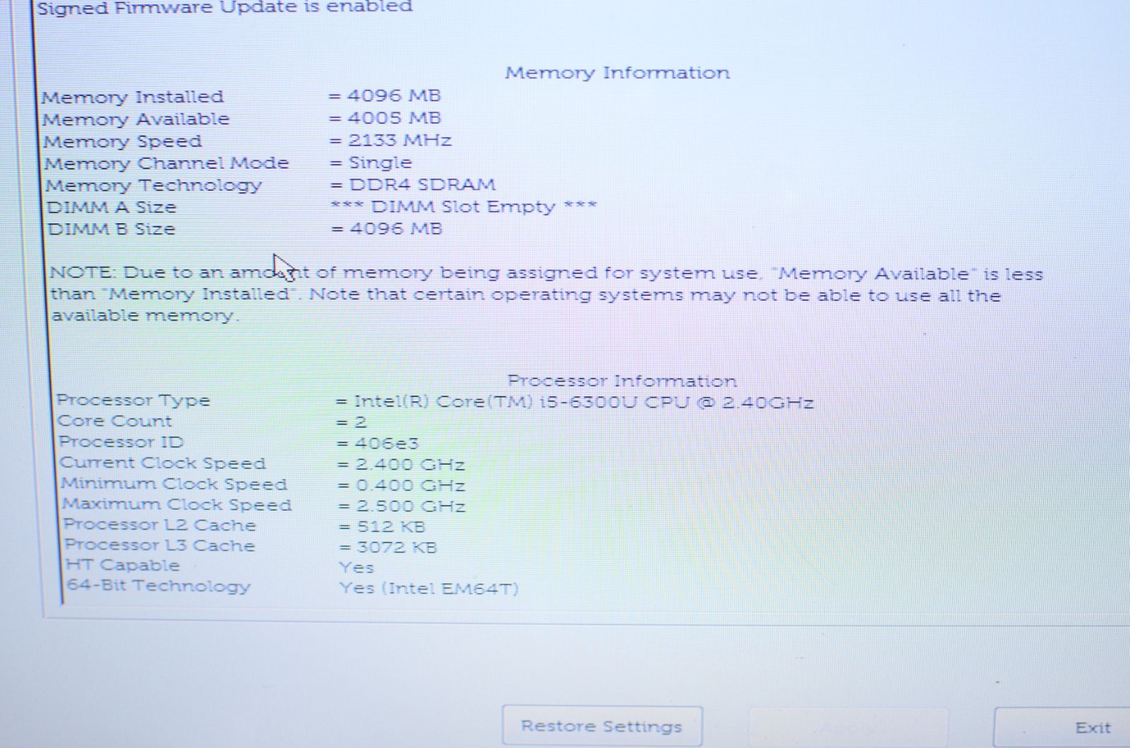 ジャンク品ノートパソコン DELL Latitude E7270 core i5-6300U/メモリ4GB/12.5インチ
