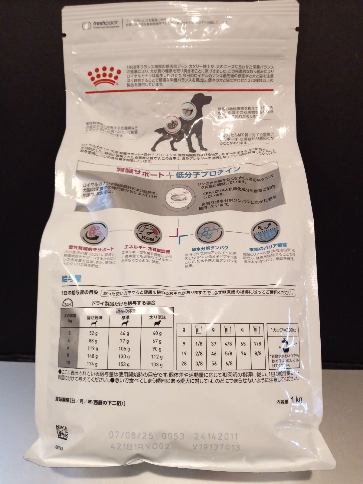 ロイヤルカナン 犬用 腎臓サポート＋ 低分子プロテイン 1kg Amazon.co.jp: ロイヤルカナン 犬用 腎臓サポート+低分子