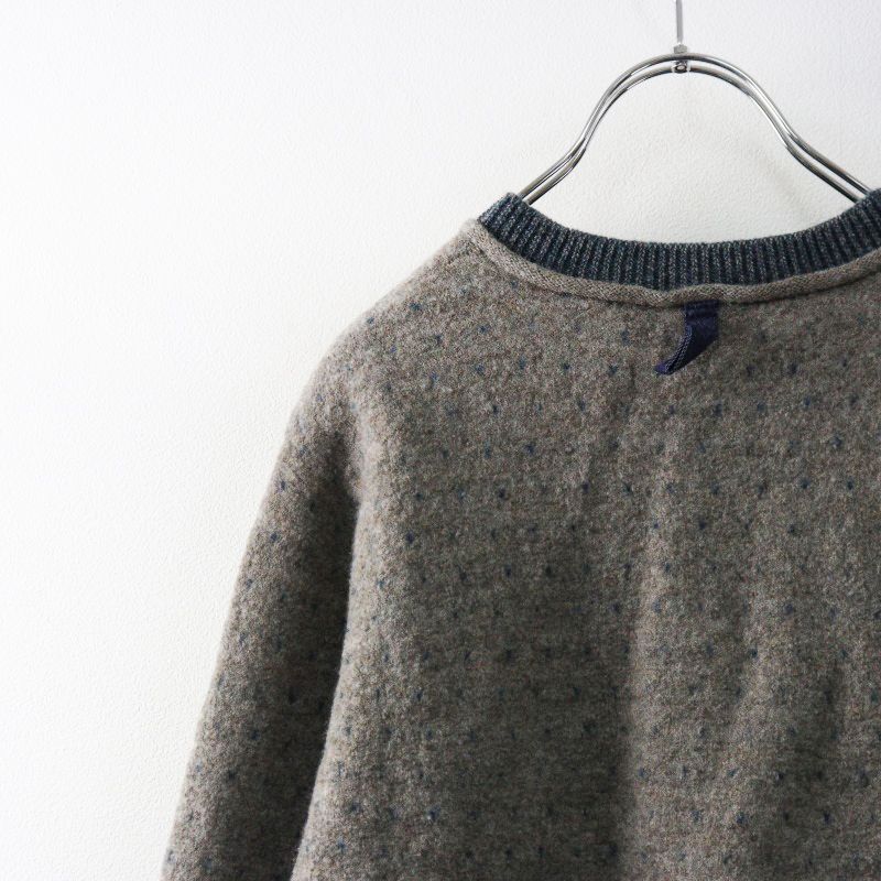 2023AW パラスパレス Pal'las Palace ランダムドット 縮絨ウール