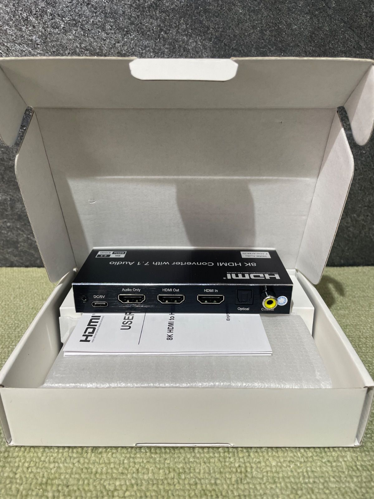 【未使用品】 HDMIコンバーター　8K、with 7.1 Audio 新品】8K HDMIコンバーター 7.1chオーディオ - メルカリ