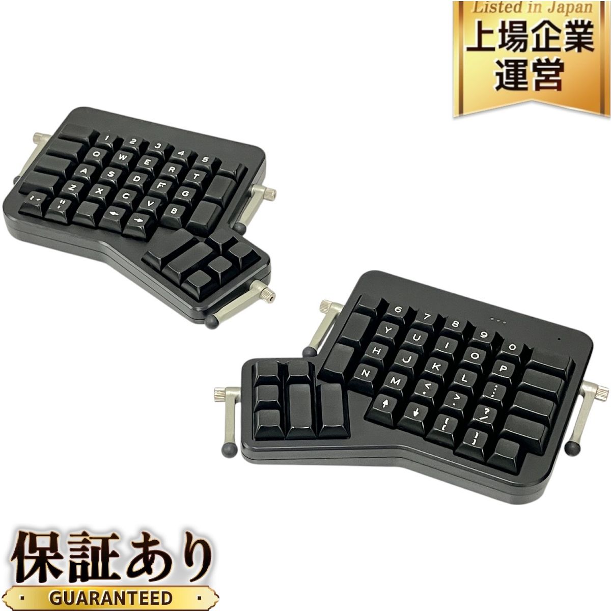 ZSA ErgoDox EZ スプリット 左右分離 キーボード パソコン 周辺機器 入力装置 赤軸 ブラック 中古 T9662785