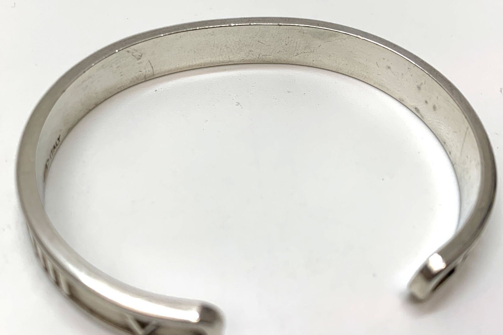 ティファニー アトラス グルーブドカフ バングル SV925 廃盤