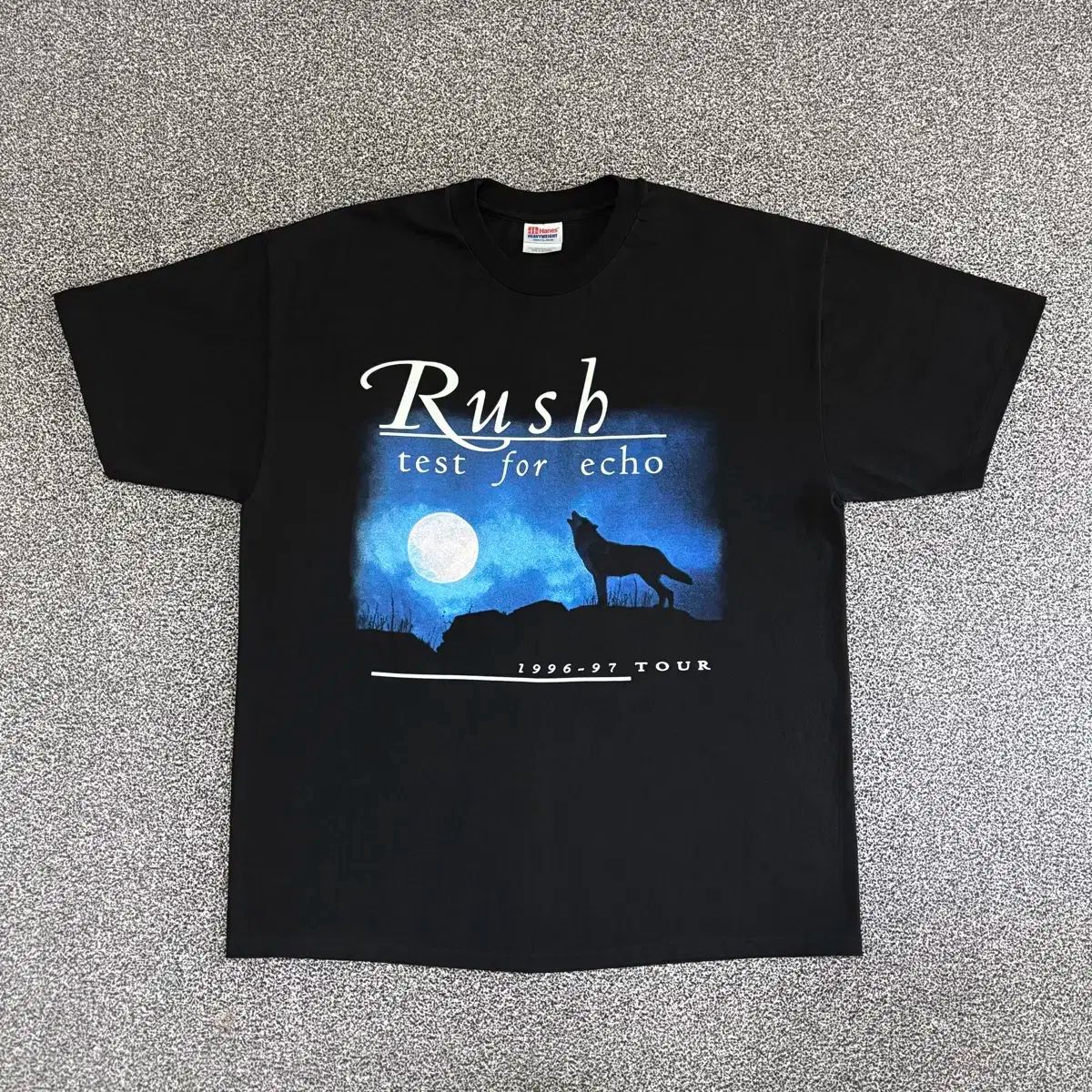 RUSH TEST FOR ECHO HANES XLヴィンテージバンドTシャツ RUSH TEST FOR ECHO HANES XLヴィンテージバンドTシャツ