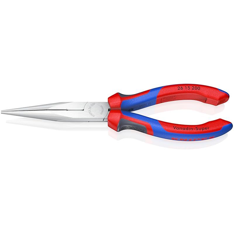 ちっち クニペックス KNIPEX 2615-200TBK先長ラジオペンチ 落下防止(BK