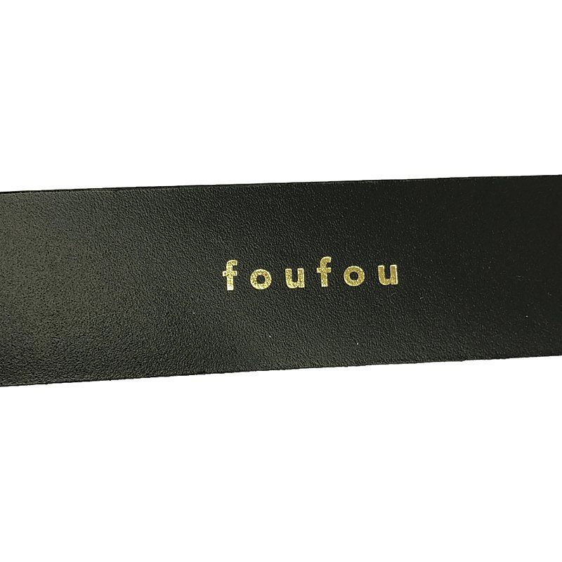 foufou グランマベルト ブラック×ゴールド ≪通常販売≫grandmother belt - Large -（グランドマザーベルト