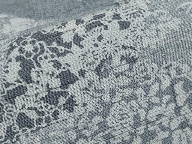 平和屋着物□極上 伝統工芸士 七代目 吉澤与市 生紬 絞り