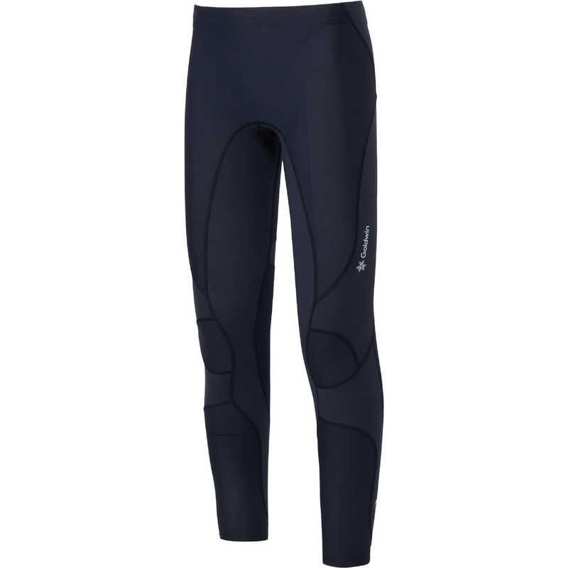 送料無料 ♥ 未開梱 ゴールドウィン C3fit シースリーフィット メンズ インパクトエアーロングタイツ ブラック 4 XL 返品交換不可 GC15151