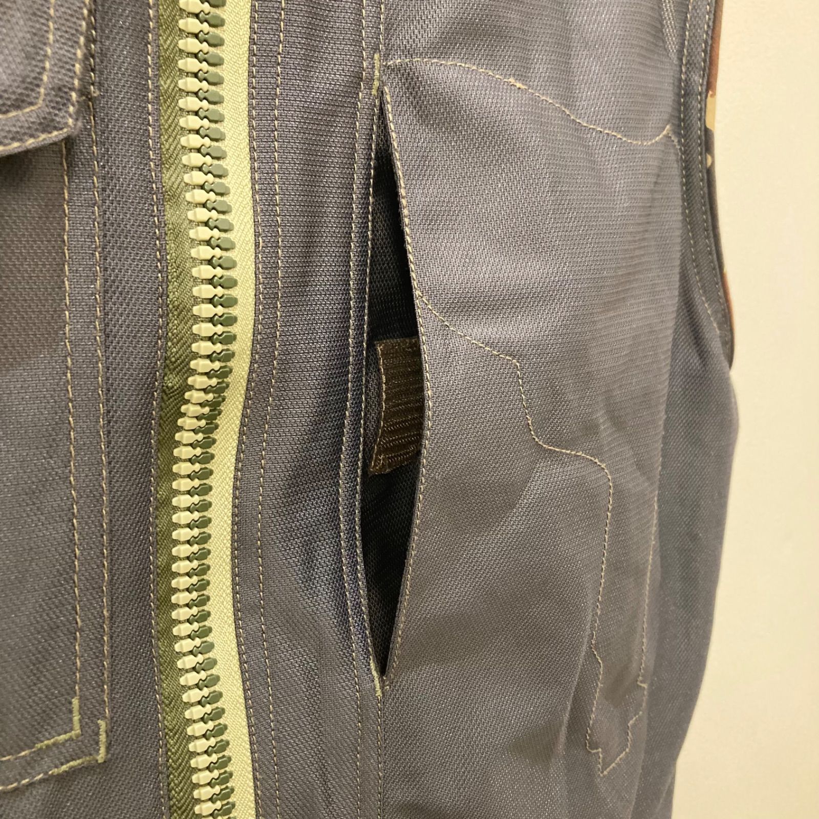 maharishi マハリシ アシンメトリーメッシュベスト COOLMAX FABRIC M
