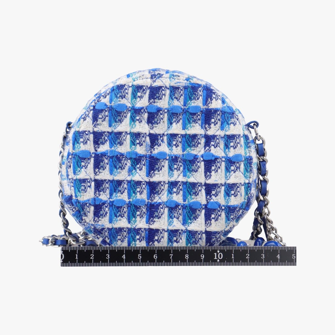 シャネルChanelマトラッセ ラウンドブルーウールA7065727274689