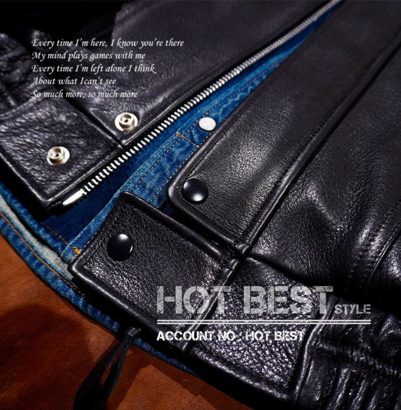 カウハイド 復刻30年代 スタイル シングルライダース メンズ 革ジャン