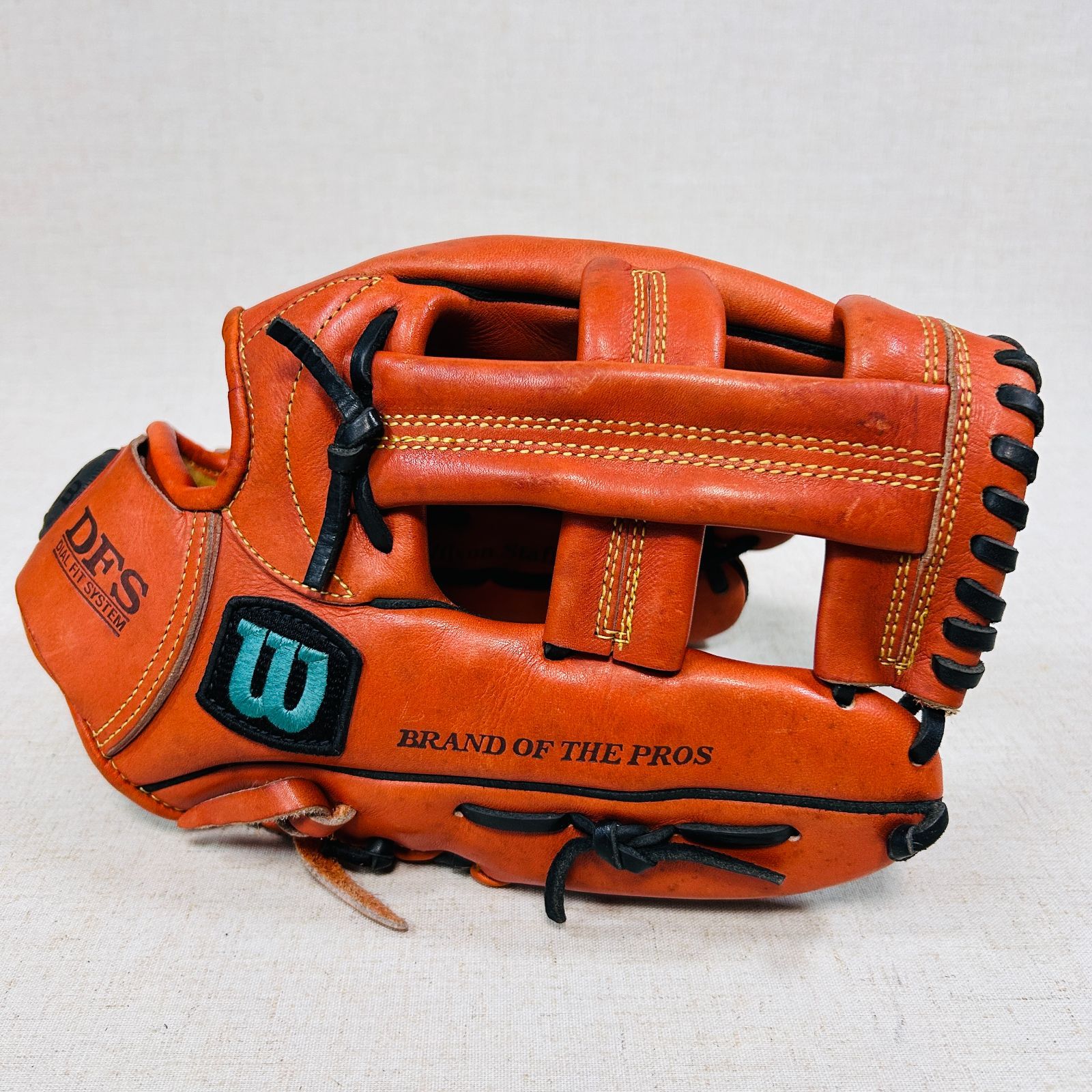 日本的な DFS搭載モデル Wilson ウィルソン 一般軟式 内野手用グラブ DFS-1002 野球 グローブ 試着のみ