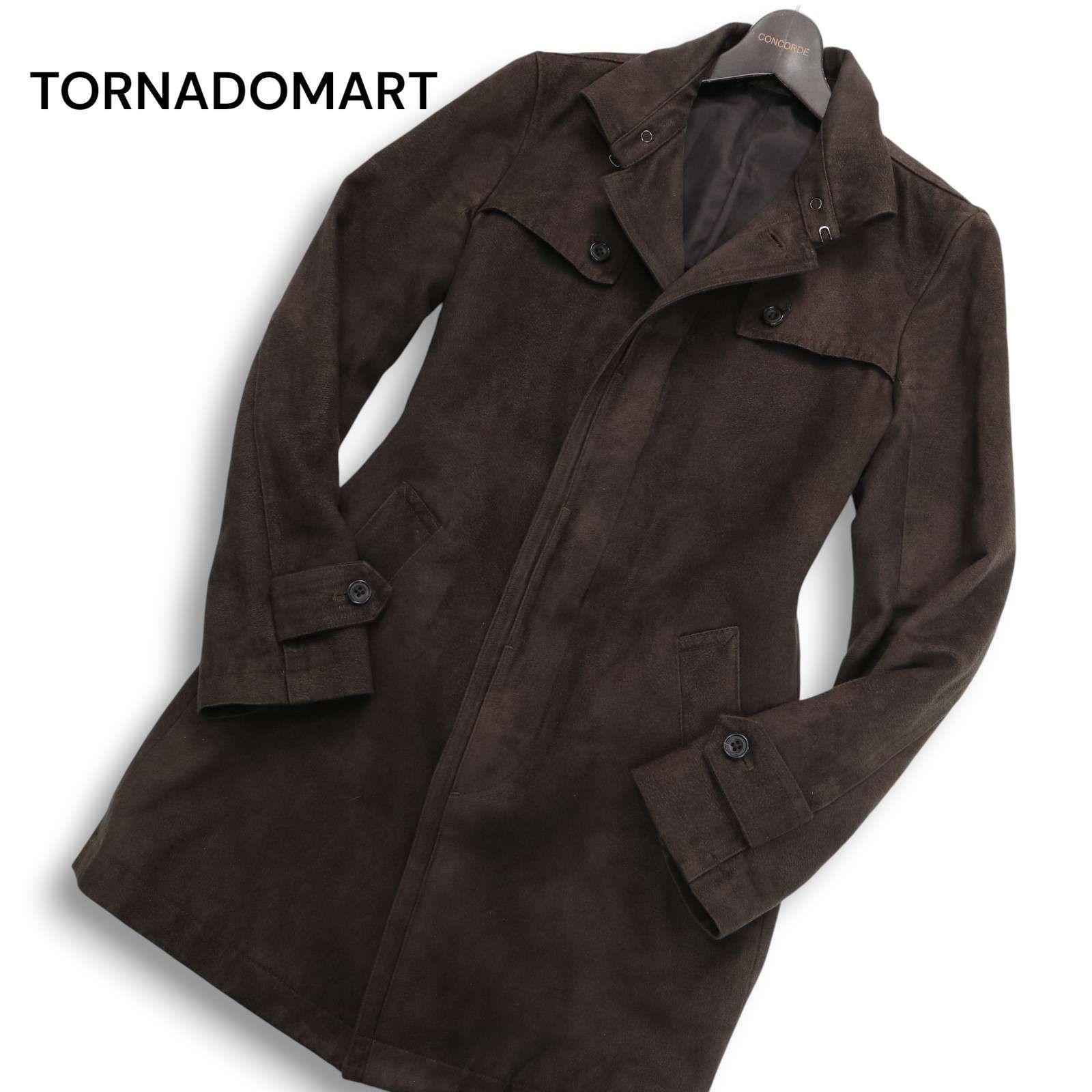 Tornado Mart トルネードマート マイクロスウェードコート ブラウン L