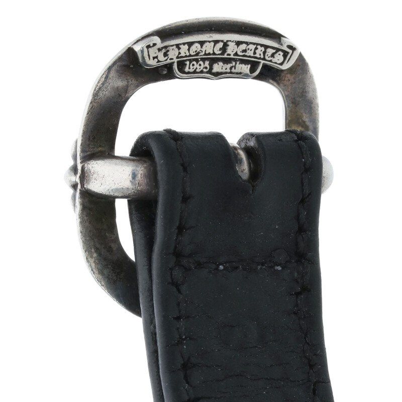 クロムハーツ ガンスリンガークロスボール レザーブレスレット　9 クロムハーツ GUNSLINGER/ガンスリンガークロスボール レザー