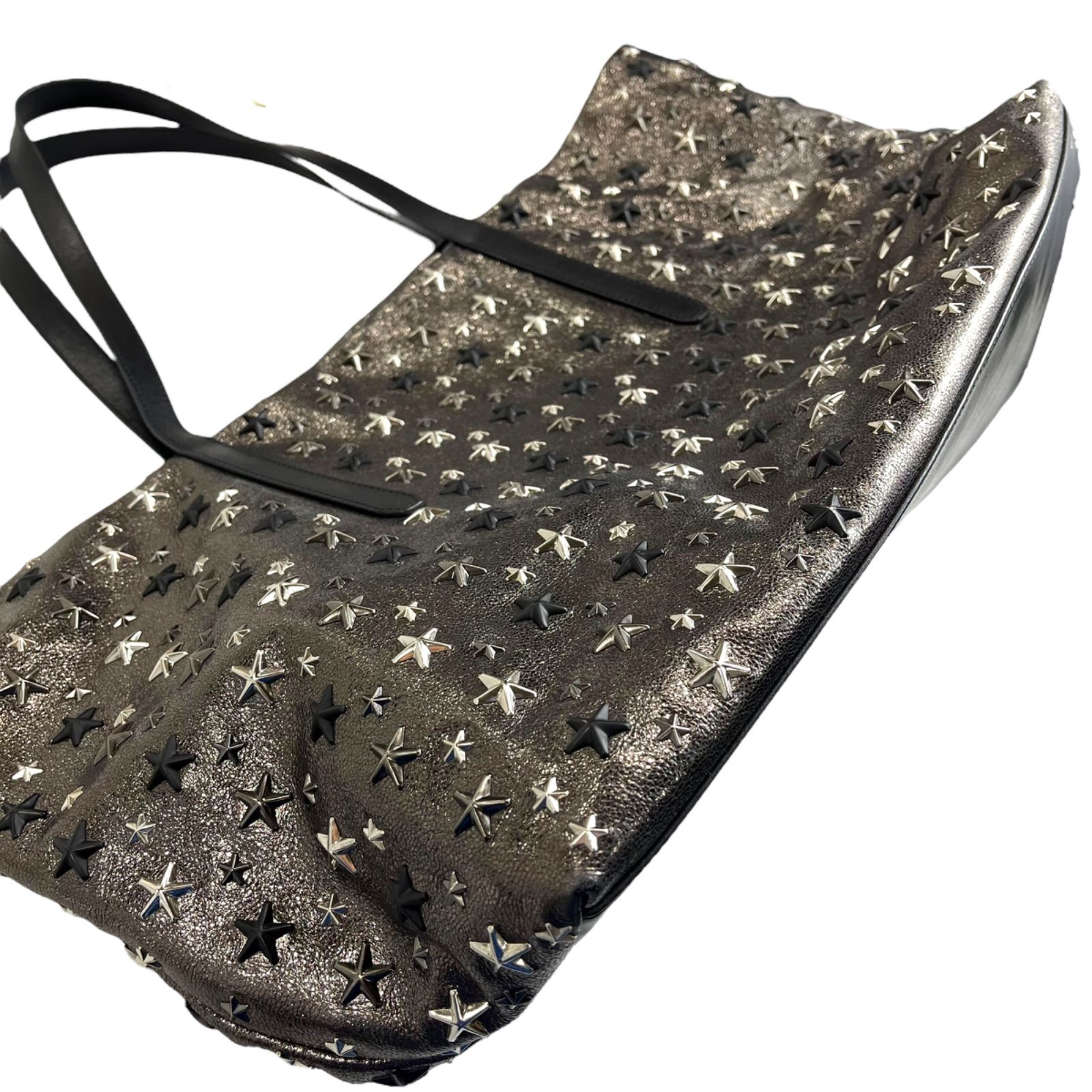 美品 ジミーチュウ JIMMY CHOO ピムリコ スタースタッズ トート