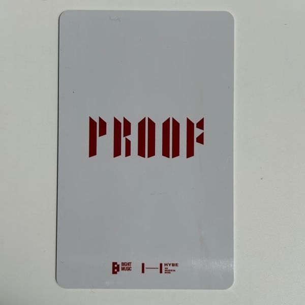 BTS PROOF コレクターズエディション ランダムトレカ ジン