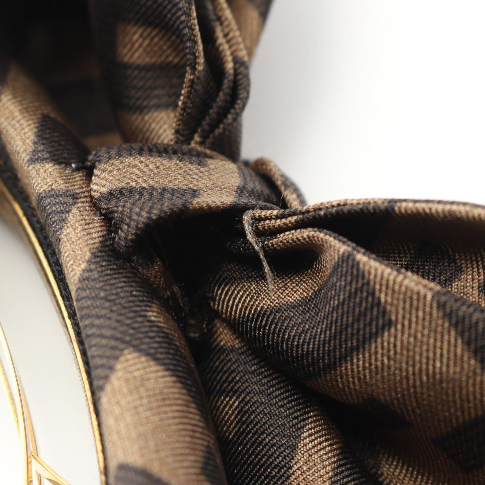 【未使用】FENDI フェンディ　バレッタ　vintage  ズッカ柄 楽天市場】フェンディ FENDI マンマバケット ハンドバッグ