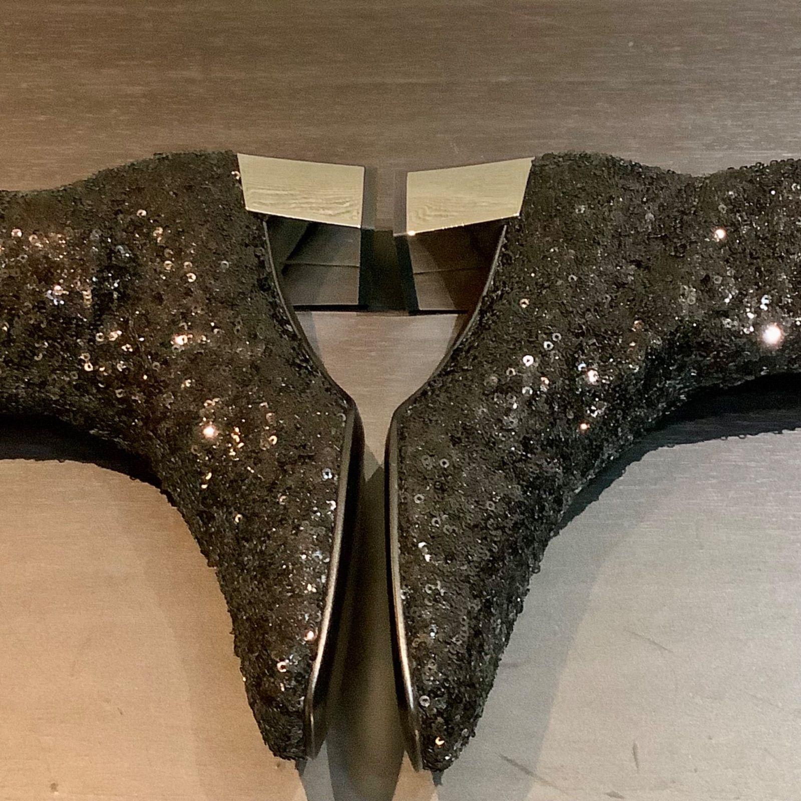 未使用 ロジェヴィヴィエ Roger Vivier スパンコール ニーハイ