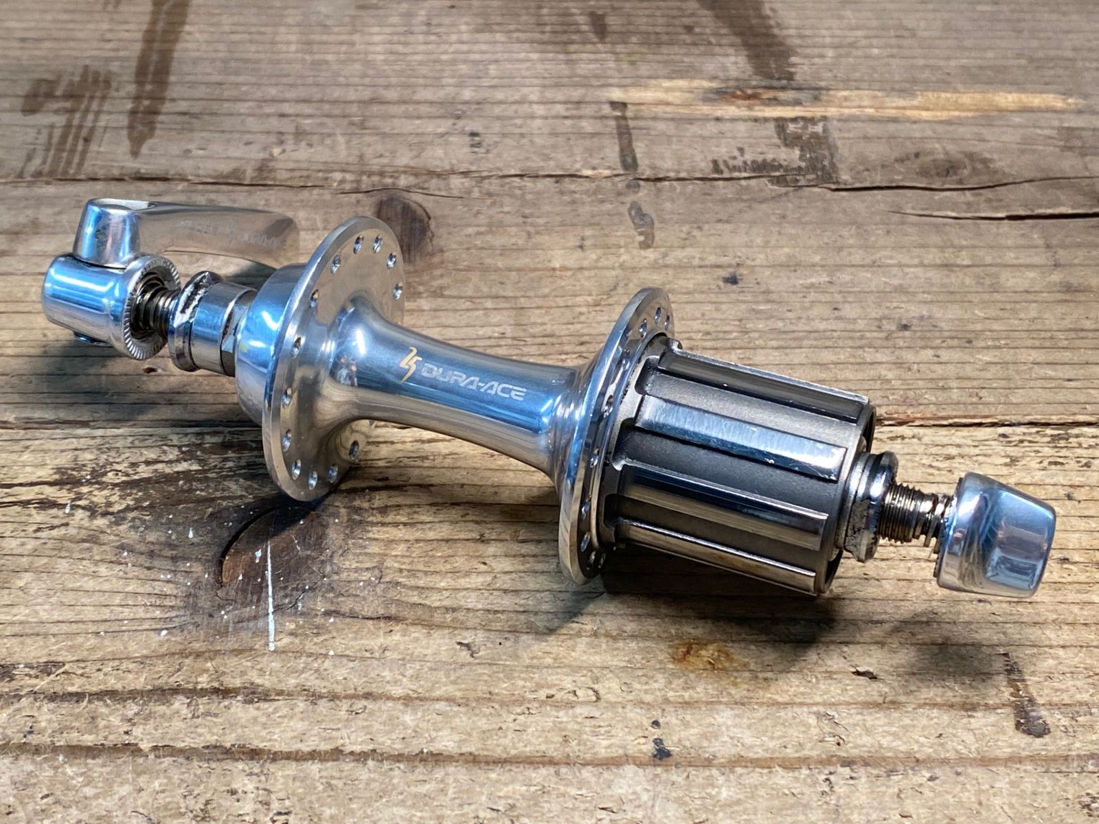 JJ468 シマノ SHIMANO デュラエース DURA-ACE FH-7700 リアハブ 32H 25周年