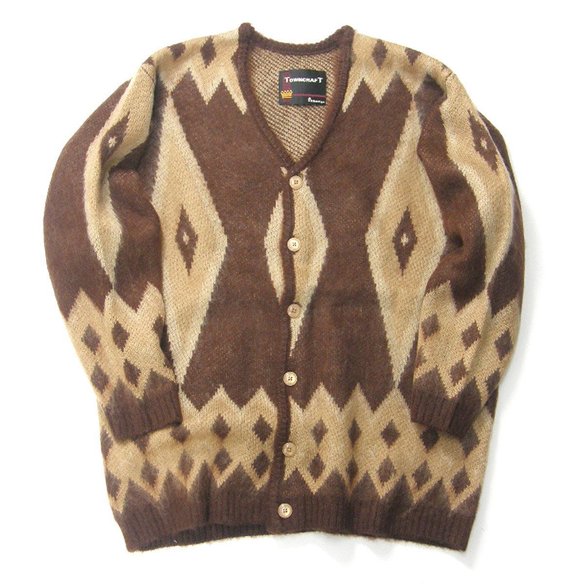 新品】 TOWNCRAFT ／ タウンクラフト ジャガード シャギーニット 