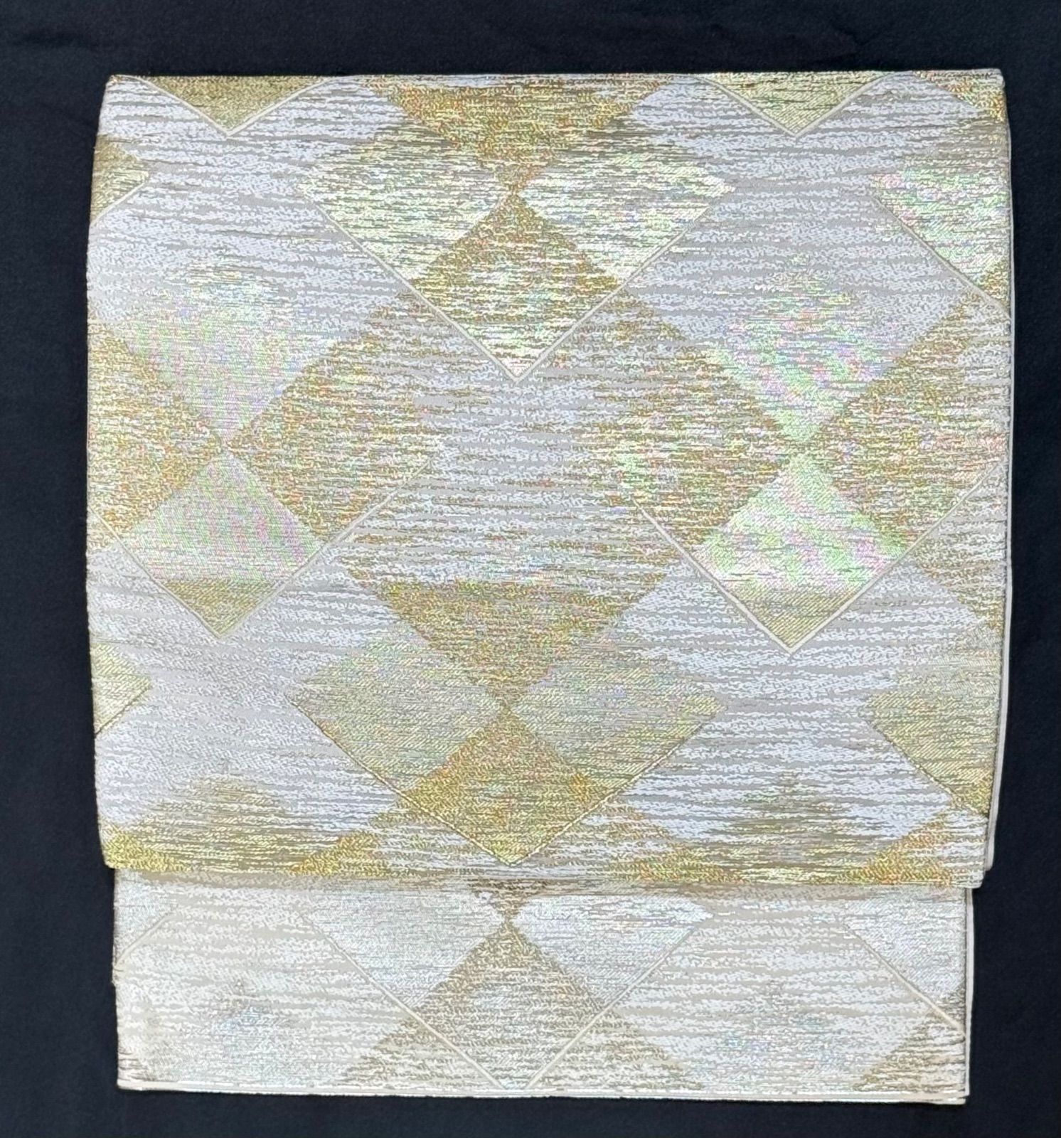 k31⭐️本金箔⭐️豪華絢爛綺麗華麗美品長さ437cm七宝華正絹六通袋帯