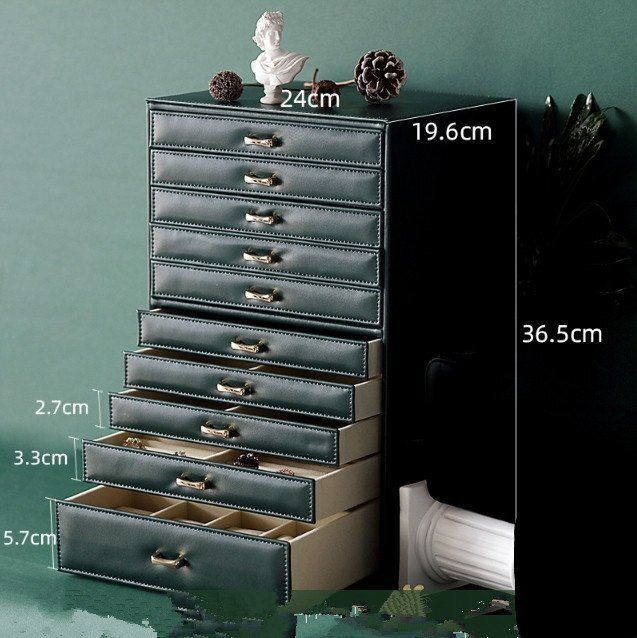 ケース大容量10段 収納ケースジュエリーネックレスピアスリングケース NEXPOTALLINN_EU