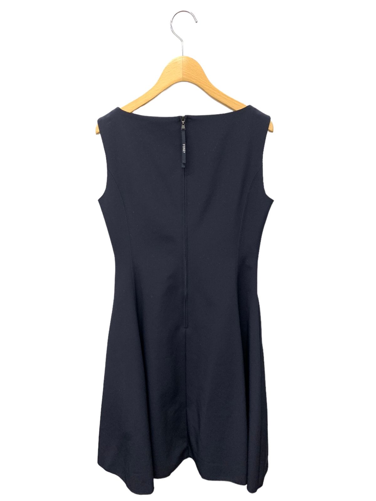 フォクシー　半袖ワンピース　38 ネイビー フォクシーニューヨーク DAPHNE DRESS 42998 ワンピース 38