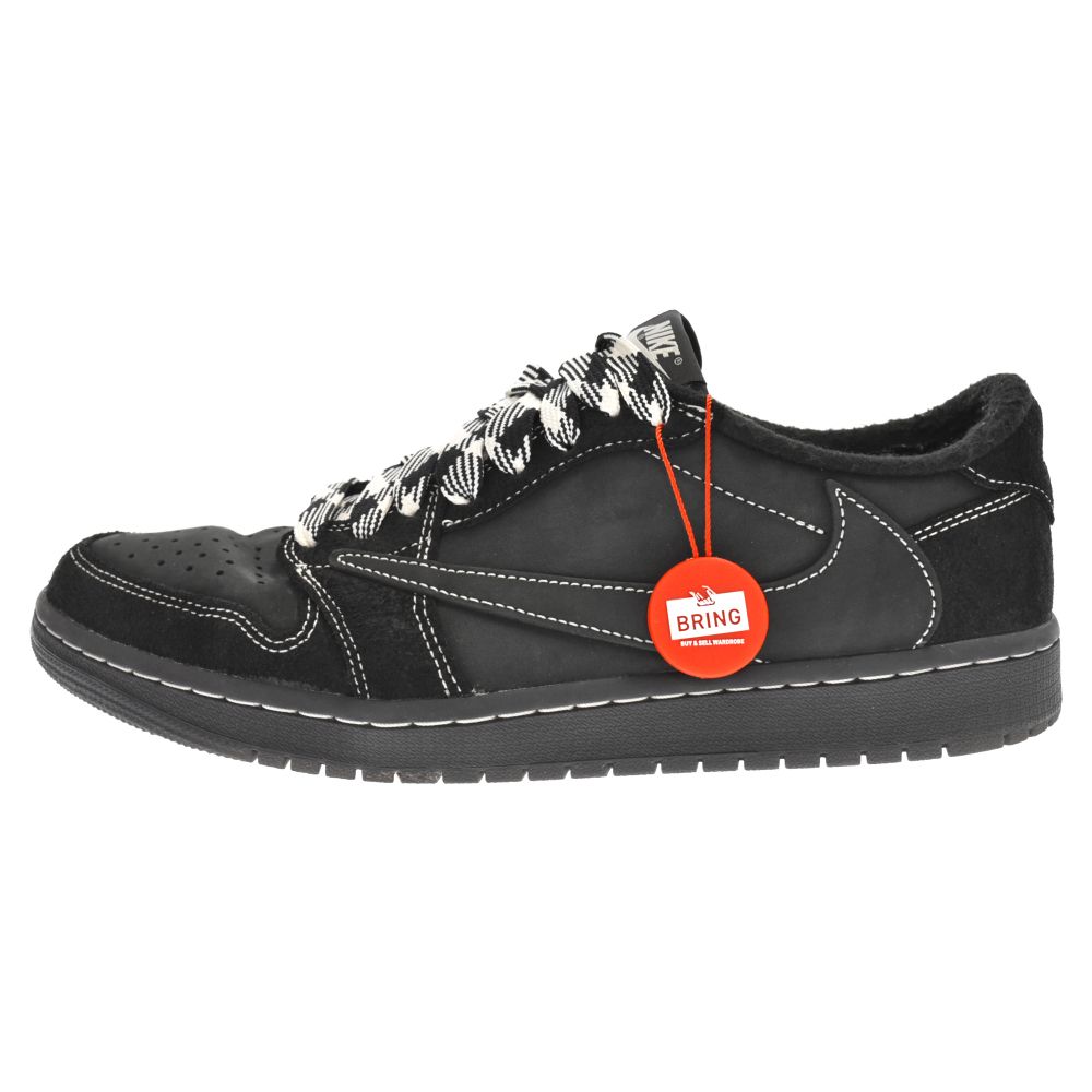 NIKE (ナイキ) ×TRAVIS SCOTT AIR JORDAN 1 LOW OG SP BLACK PHANTOM トラヴィススコット  ブラックファントム エアジョーダン 1 スニーカー DM7866-001 US9.5/27.5cm - メルカリ