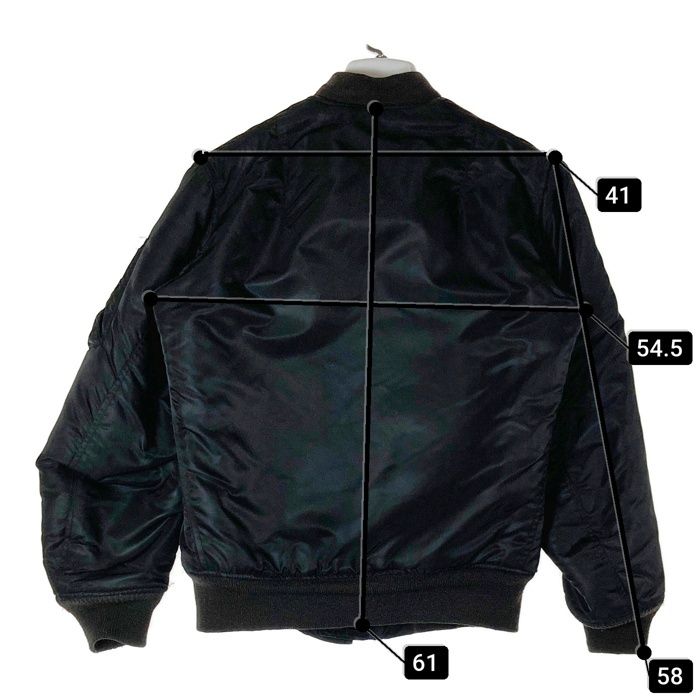 William Gibson MA-1 ブラックbuzz rickson's ☆BUZZ RICKSON'S