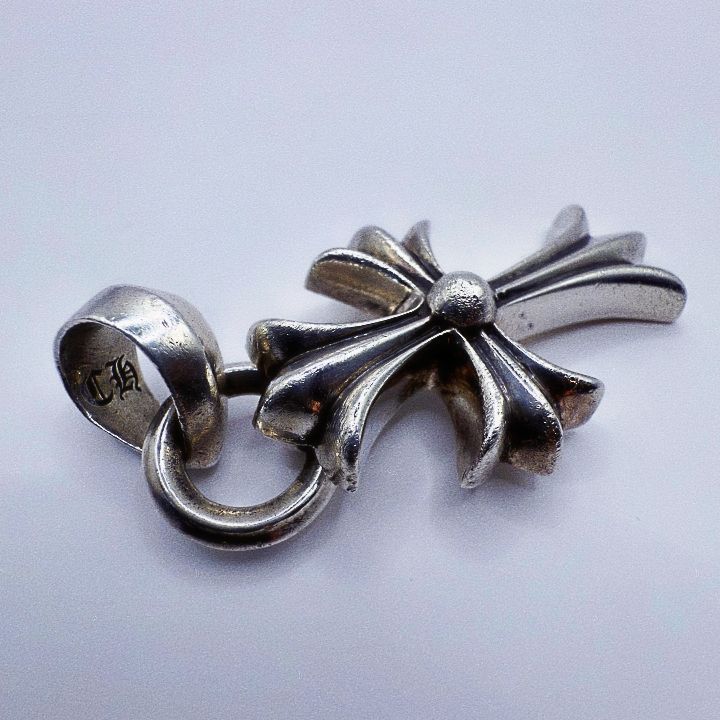 【used】CHROME HEARTS CH CRS SML W BALE Used Chrome Hearts Ch Crs Sml W/Bale Small Cross Pendant W