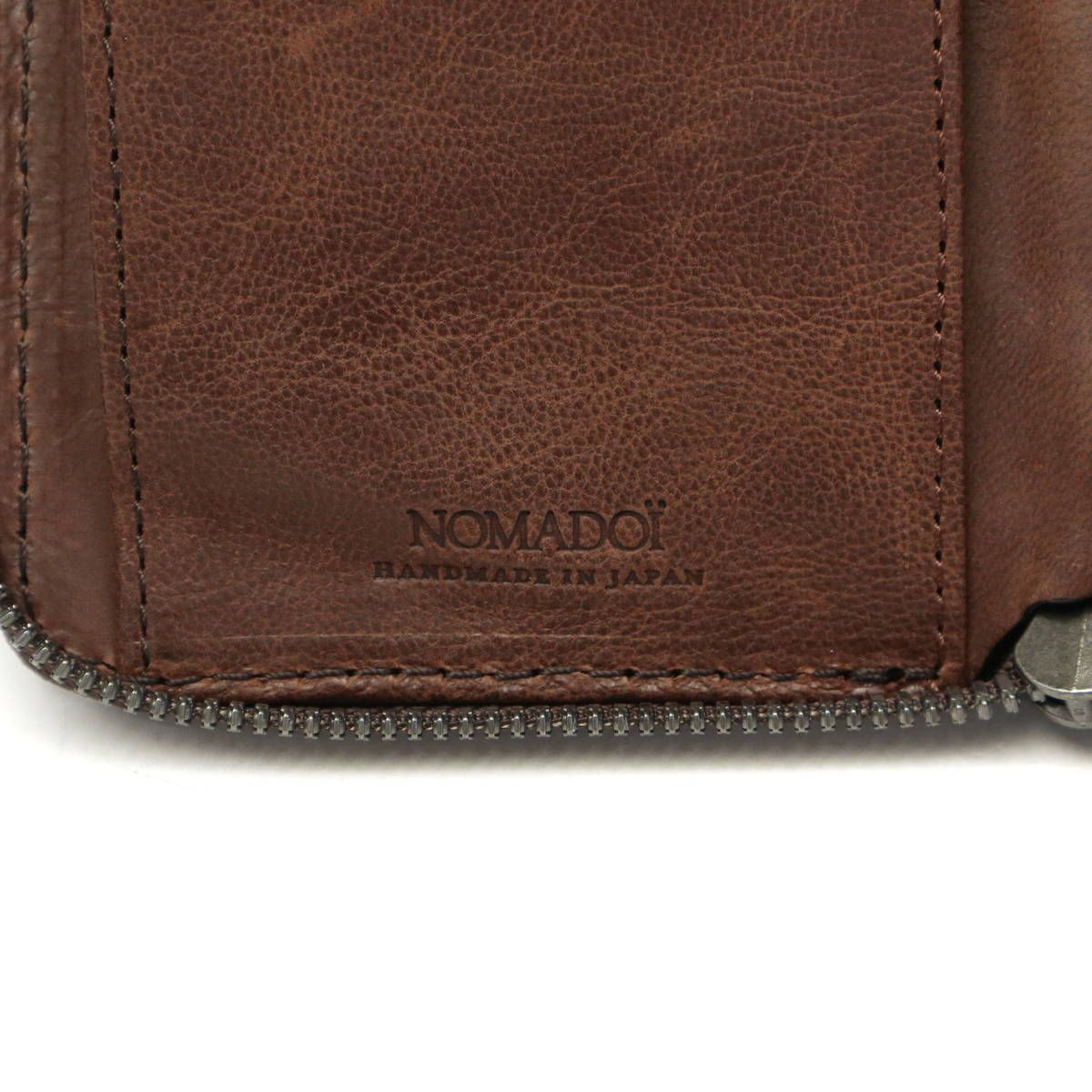 ノマドイ 財布 NOMADOI アラバマ 二つ折り財布 box型小銭入れ ラウンド