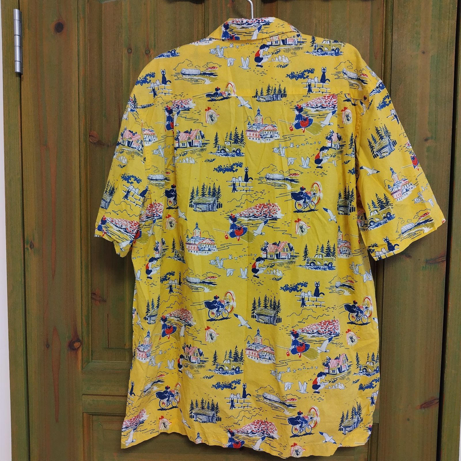 魔女の宅急便 ハワイアン シャツ アロハ 開襟 スタジオジブリ 宮崎駿 GBL GBL 魔女の宅急便 ハワイアン シャツ アロハ スタジオジブリ 開襟 宮崎駿